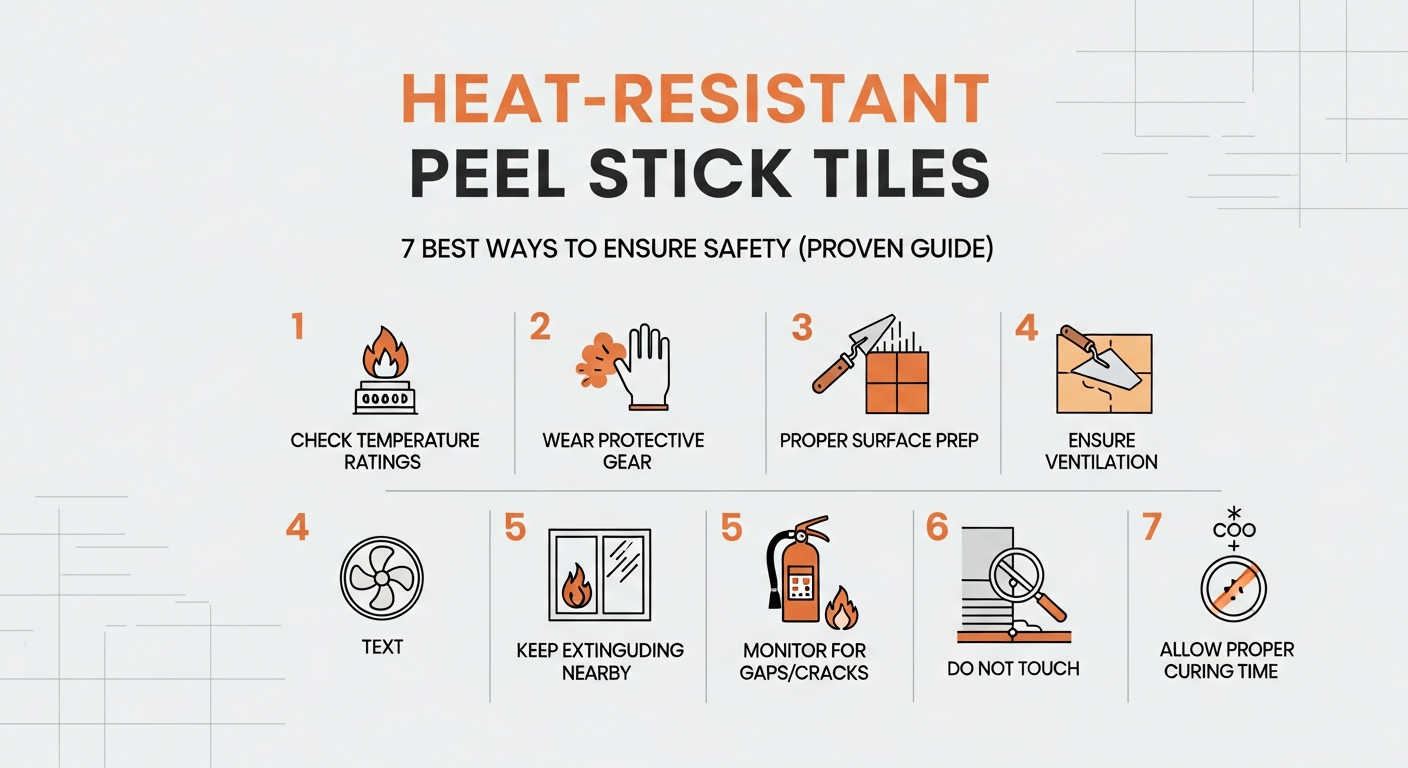 Heat-Resistant Peel Stick Tiles: 7 Best Ways to Ensure Safety (Proven Guide) 1 heat resistant peel and stick tiles