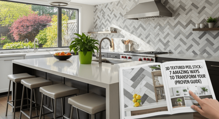 3D Textured Peel Stick Tiles: 7 Amazing Ways to Transform Your Kitchen (Proven Guide) 5 how to transform kitchen with 3D peel and stick tiles