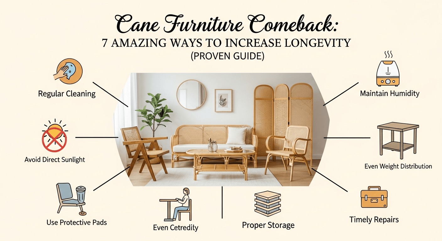 Cane Furniture Comeback: 7 Amazing Ways to Increase Longevity (Proven Guide) 1 how to restore and maintain cane furniture