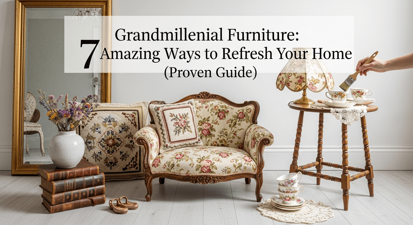 Grandmillennial Furniture: 7 Amazing Ways to Refresh Your Home (Proven Guide) 1 coastal grandmother furniture decorating tips