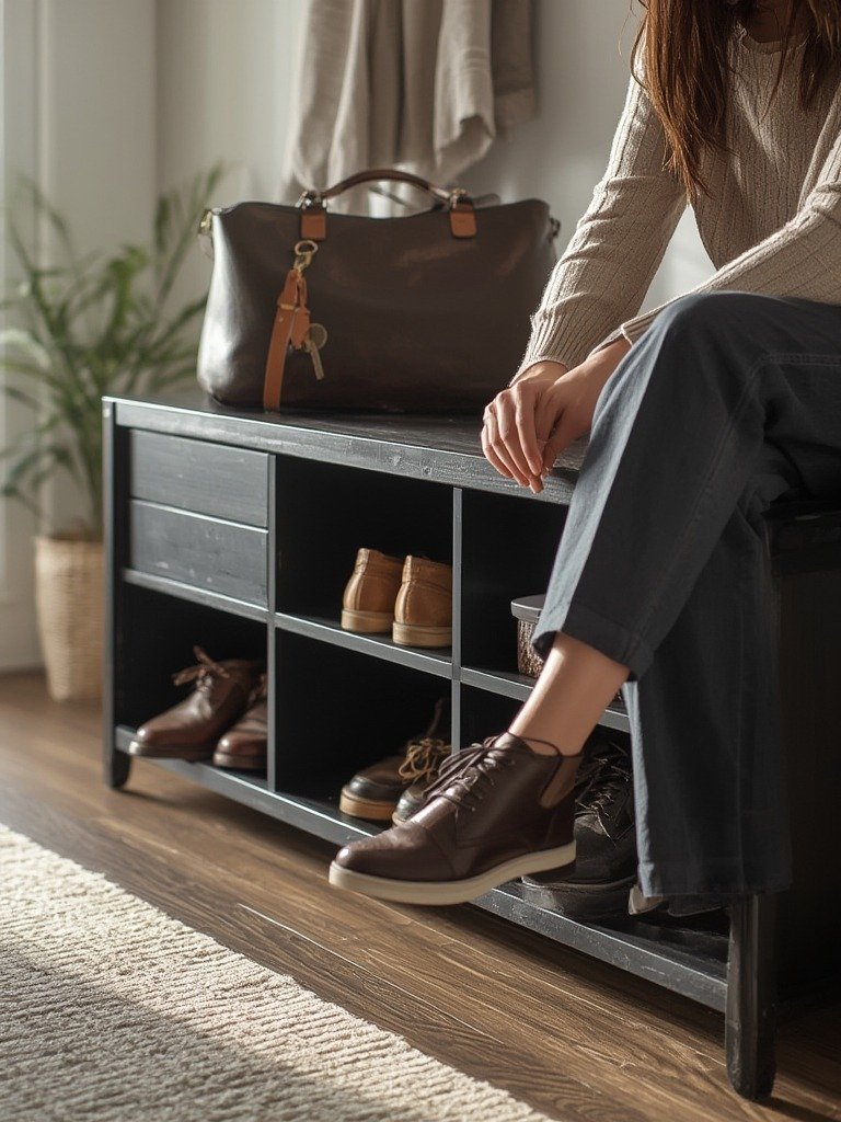 Shoe Bench: 3 Ultimate Steps For Amazing Entryway Organization 2026 2 shoe bench in action