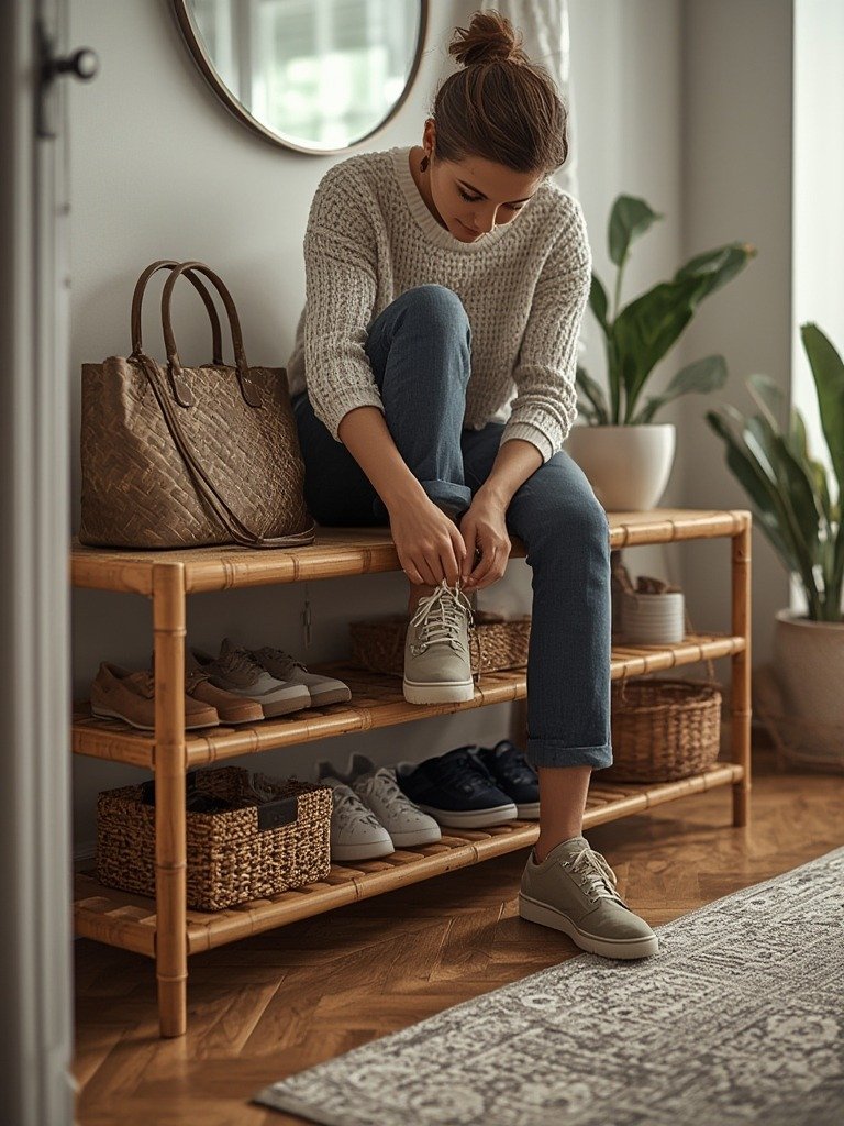 Shoe Bench: 3 Ultimate Steps For Amazing Entryway Solutions 2026 2 shoe bench in action