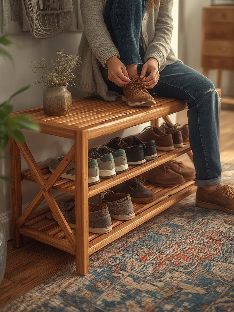 Shoe Bench: 3 Ultimate Steps For Amazing Organization In 2026 2 shoe bench in action