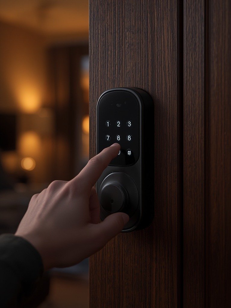 Keyless Deadbolt: 10 Ultimate Steps For An Easy Front Door Upgrade 2026 2 keyless deadbolt in action