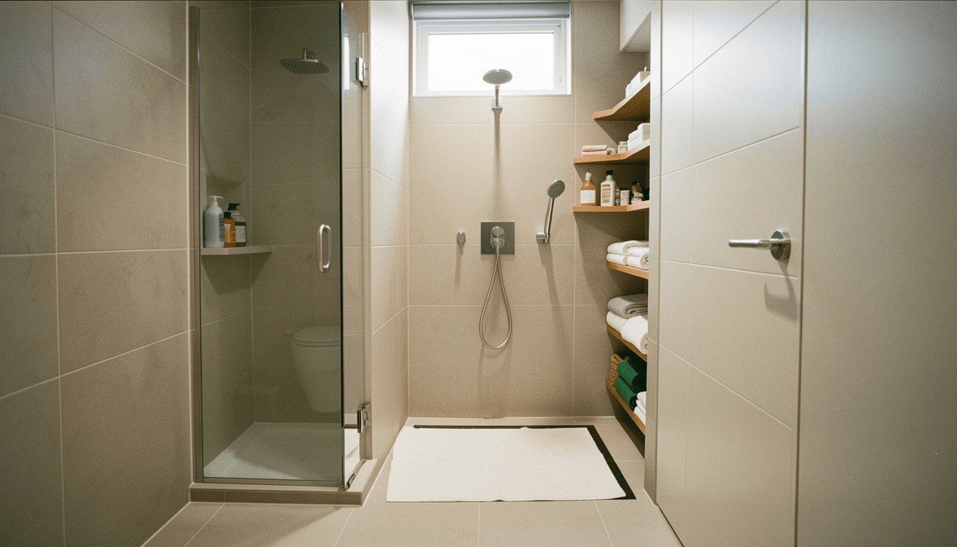 Bathroom Accessibility Aging In Place: 7 Amazing Ways To Improve Safety (Proven Guide) 1 Accessible bathroom design for aging in place with safety grab bars and walk-in shower
