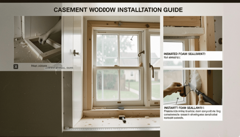 Casement Window Installation: 7 Amazing Ways to Maximize Energy Efficiency (Proven Guide) 9 Energy-efficient casement window installation with proper sealing for maximum insulation