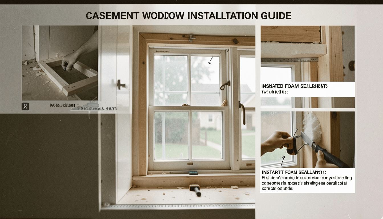 Casement Window Installation: 7 Amazing Ways to Maximize Energy Efficiency (Proven Guide) 1 Energy-efficient casement window installation with proper sealing for maximum insulation