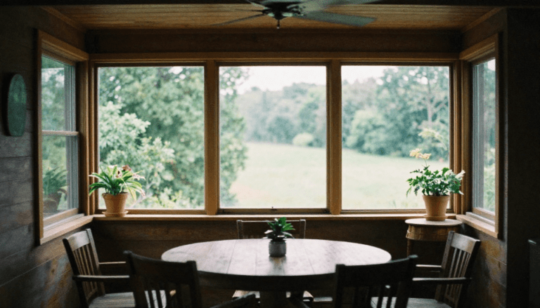 Enclosed Porch Conversion: 7 Best Ways to Create a Four-Season Sunroom (Proven) 9 Enclosed porch conversion transformed into four-season sunroom with insulated windows
