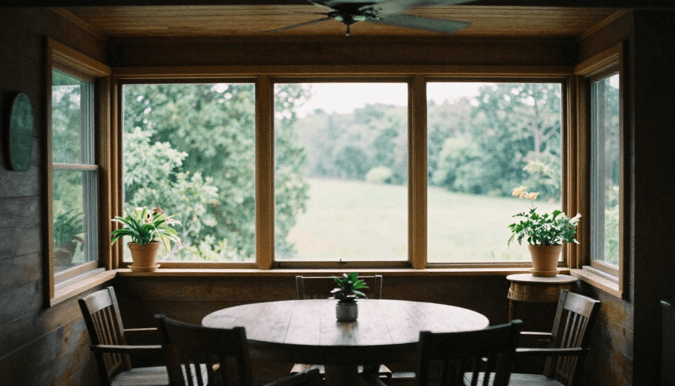 Enclosed Porch Conversion: 7 Best Ways to Create a Four-Season Sunroom (Proven) 1 Enclosed porch conversion transformed into four-season sunroom with insulated windows