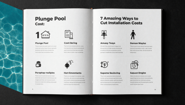 Plunge Pool Cost: 7 Amazing Ways to Cut Installation Costs (Proven Guide) 9 Cost-effective plunge pool installation showing money-saving construction methods