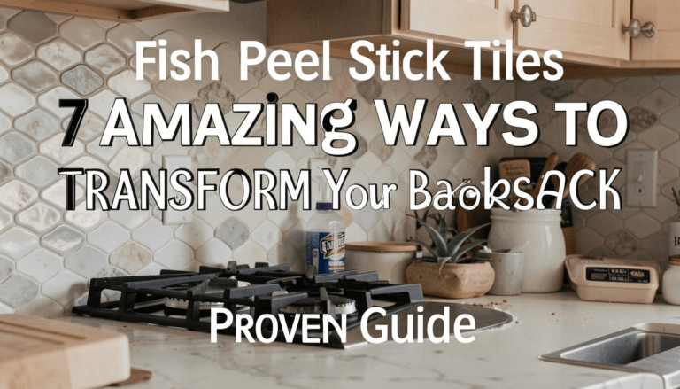 Fish Scale Peel Stick Tiles: 7 Amazing Ways To Transform Your Backsplash (Proven Guide) 5 Fish scale peel and stick tiles transforming kitchen backsplash with elegant pattern