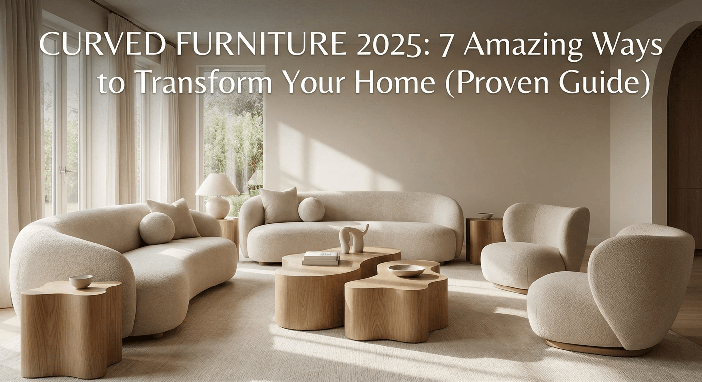 Curved Furniture 2025: 7 Amazing Ways to Transform Your Home (Proven Guide) 1 Modern curved furniture design transforming contemporary living room 2025