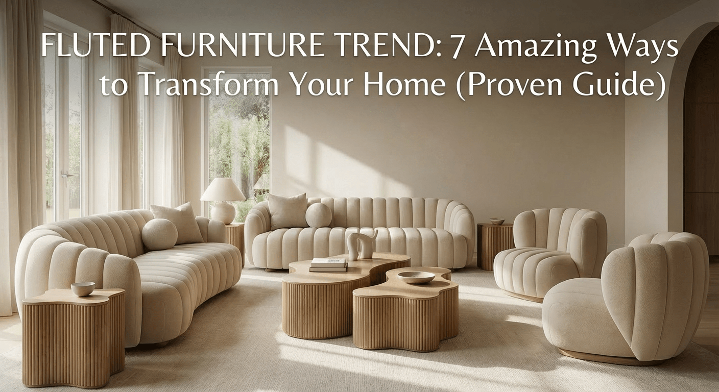 Fluted Furniture Trend: 7 Amazing Ways to Transform Your Home (Proven Guide) 1 how to incorporate fluted furniture in home decor