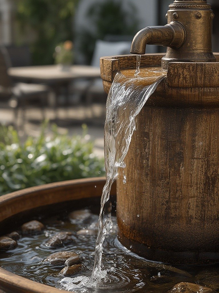 Barrel Fountain: 7 Ultimate Steps For Amazing Outdoor Decor In 2026 2 barrel fountain in action