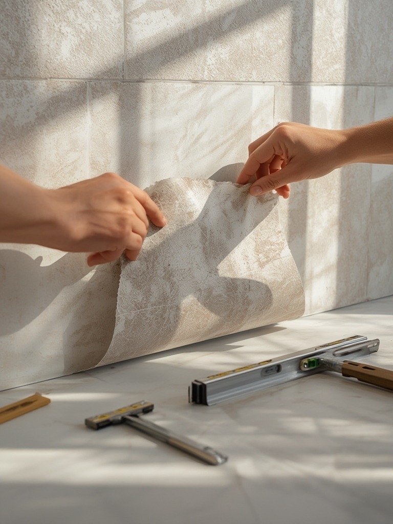 Oversized Peel Stick Tile Sheets: 7 Amazing Ways to Achieve a Seamless Slab Look (Proven Guide) 3 oversized peel stick tile sheets - Illustration 2