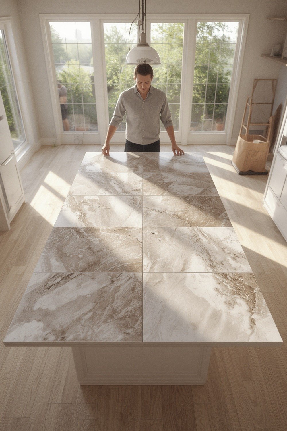 Oversized Peel Stick Tile Sheets: 7 Amazing Ways to Achieve a Seamless Slab Look (Proven Guide) 2 oversized peel stick tile sheets - Illustration 1