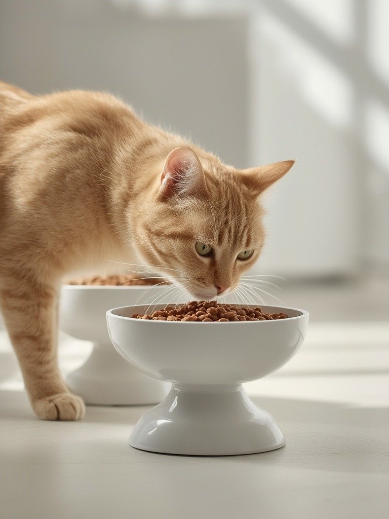 Elevated Catbowls: 2 Ultimate Secrets For Best Feeding In 2026 2 elevated catbowls in action