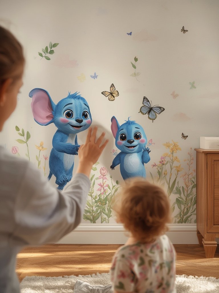 Bluey Decals: 10 Ultimate Steps For Amazing Walls In 2026 2 Bluey decals in action
