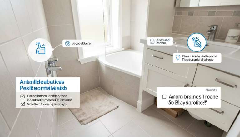 Antimicrobial Peel Stick Tiles: 7 Amazing Ways To Improve Hygiene (Proven Guide) 5 Clean modern kitchen with antimicrobial peel and stick tiles backsplash promoting healthy hygienic living space