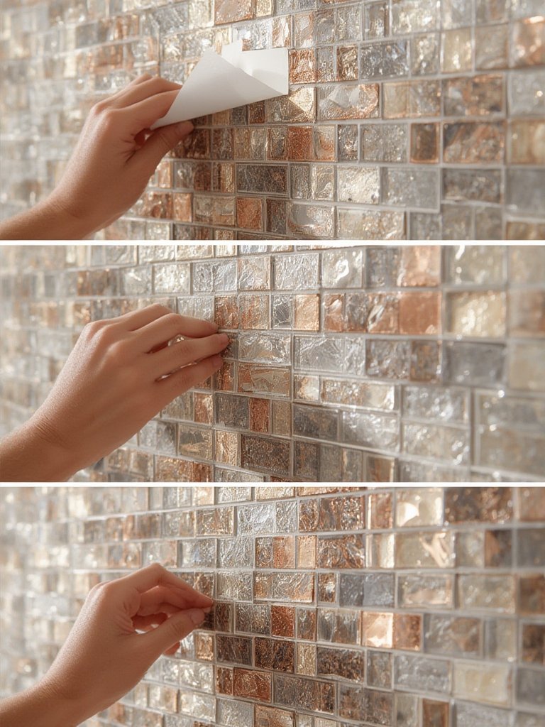 Mixed Metal Peel Stick Tiles: 7 Amazing Ways to Install (Proven Guide) 3 mixed metal peel stick tiles - Illustration 2