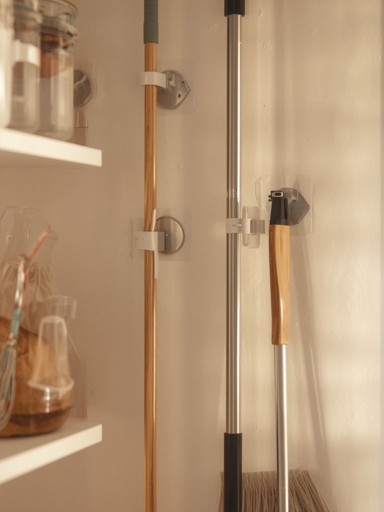 Broom Holder: 4 Ultimate Steps For Easy Organization In 2026 2 broom holder in action