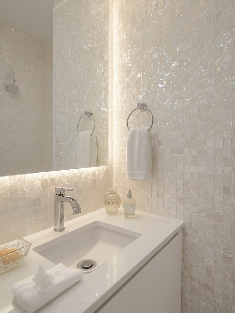 Mother Of Pearl Peel Stick Tile: 7 Amazing Ways To Achieve A Luxe Backsplash (Proven Guide) 4 mother of pearl peel stick tile - Illustration 3