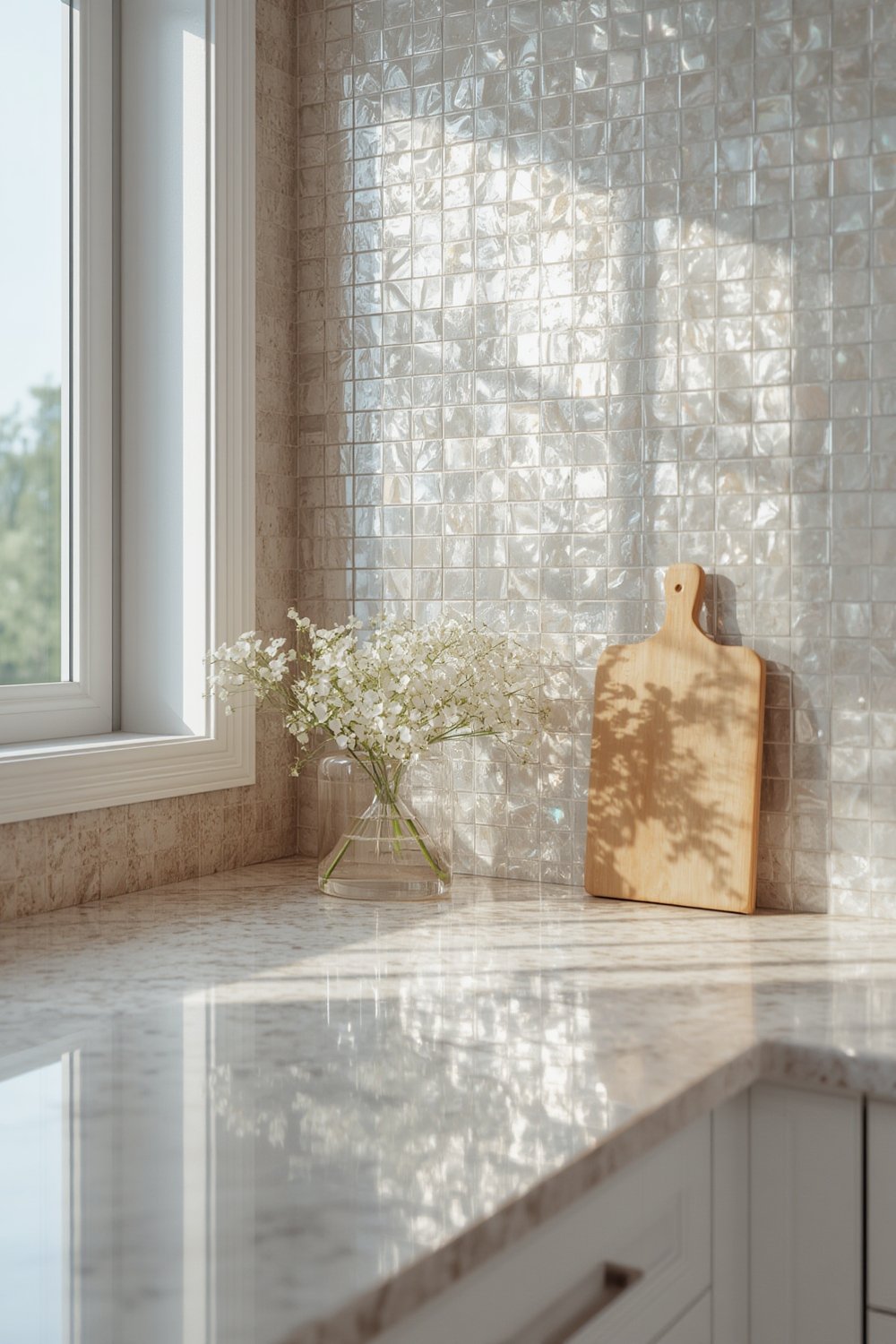 Mother Of Pearl Peel Stick Tile: 7 Amazing Ways To Achieve A Luxe Backsplash (Proven Guide) 2 mother of pearl peel stick tile - Illustration 1