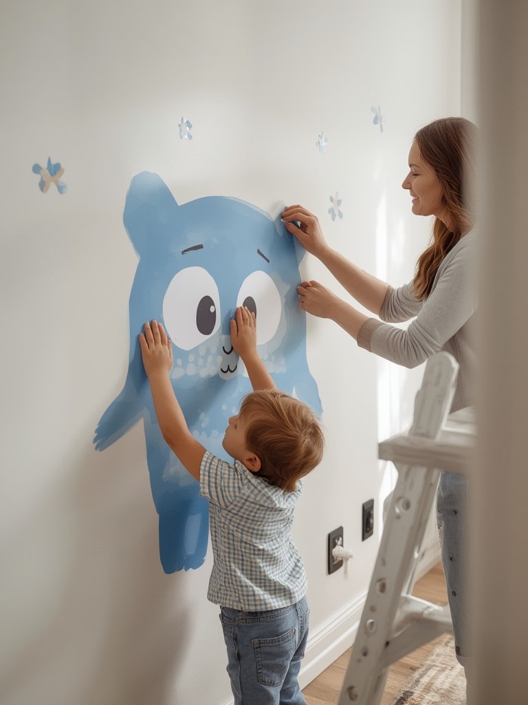 Bluey Decals: 10 Ultimate Checklist For Amazing Room Makeovers 2026 2 Bluey decals in action