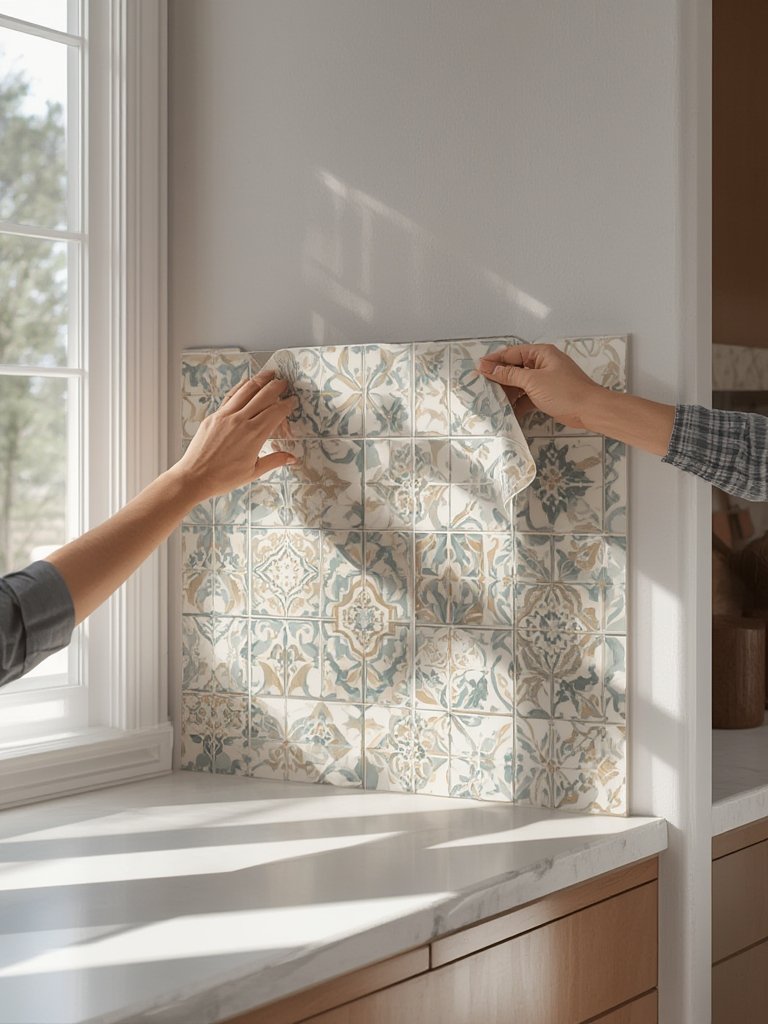 Peel Wallpaper: 10 Ultimate Steps For Amazing 2026 Room Makeovers 2 peel wallpaper in action