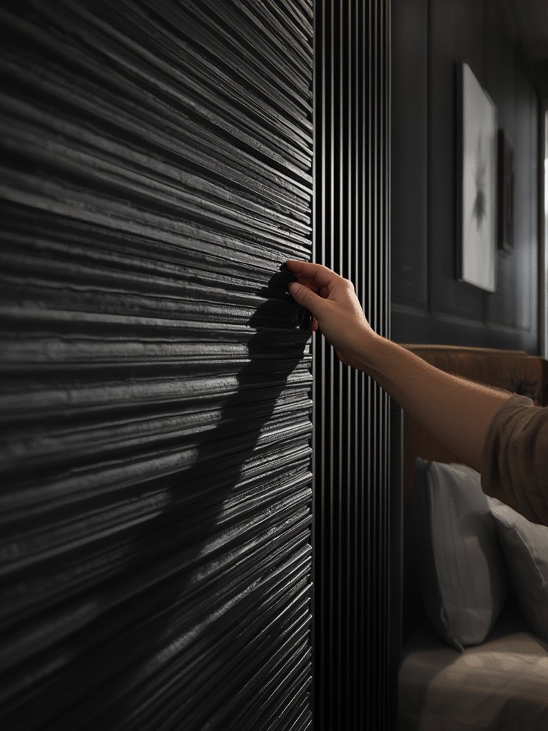 3D Panels: 12 Ultimate Secrets For Amazing 2026 Wall Décor 2 3D Panels in action