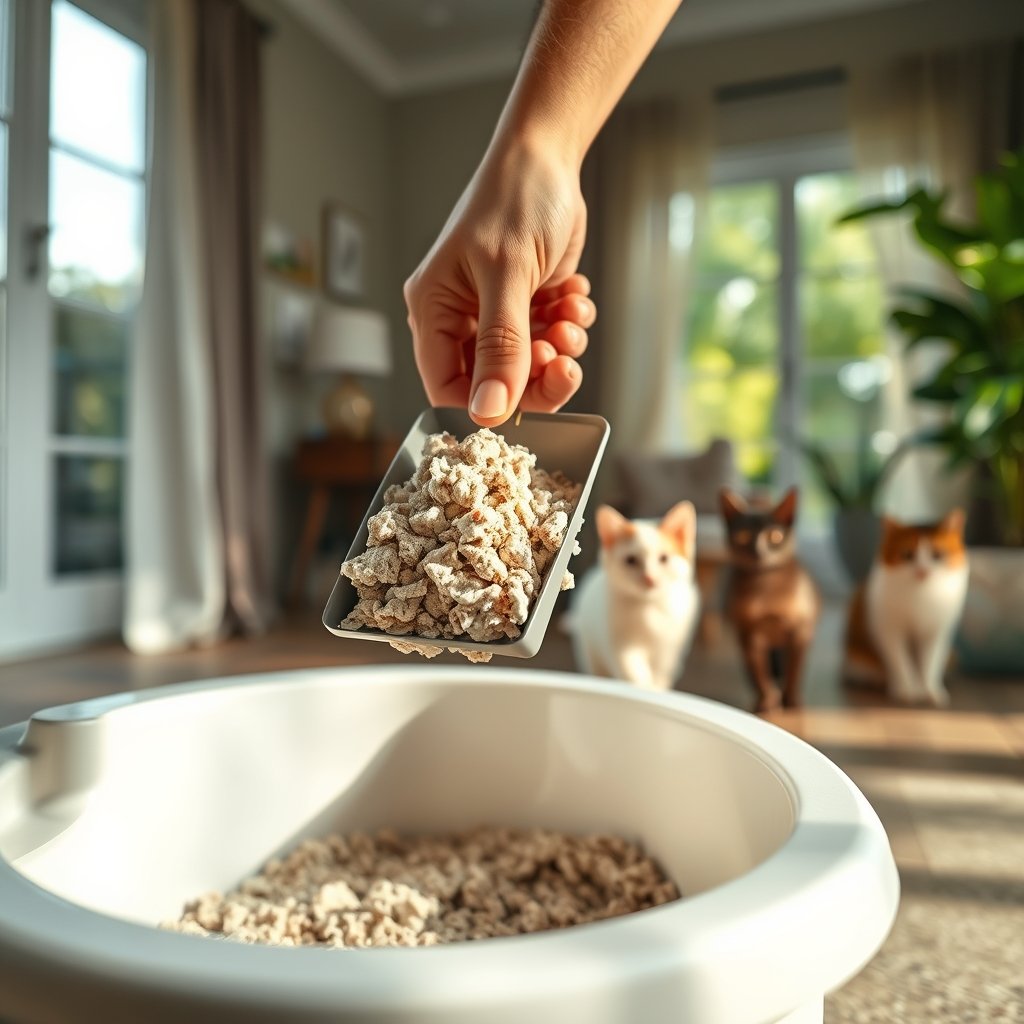 Clumping Litter: 10 Ultimate Secrets For Best Cat Odor Solution 2026 2 clumping litter in action