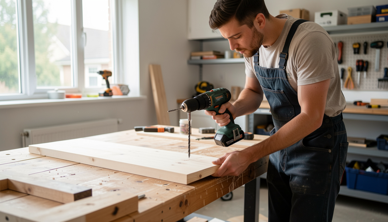 Cordless Drill for Beginners: 7 Best Ways to Master DIY Projects (Proven Guide) 1 Beginner-friendly cordless drill demonstrating basic features and techniques for DIY projects